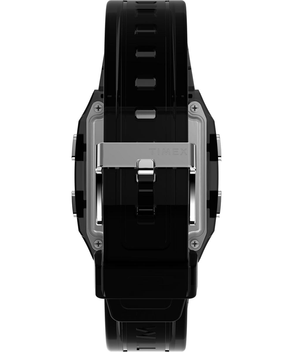 Timex Unisex Digital Uhr Lca mit Kunststoffarmband