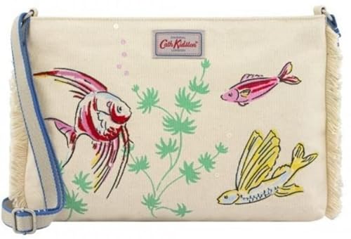 Image of Cath Kidston Mini Ocean Fish Shoulder Bag With Frills