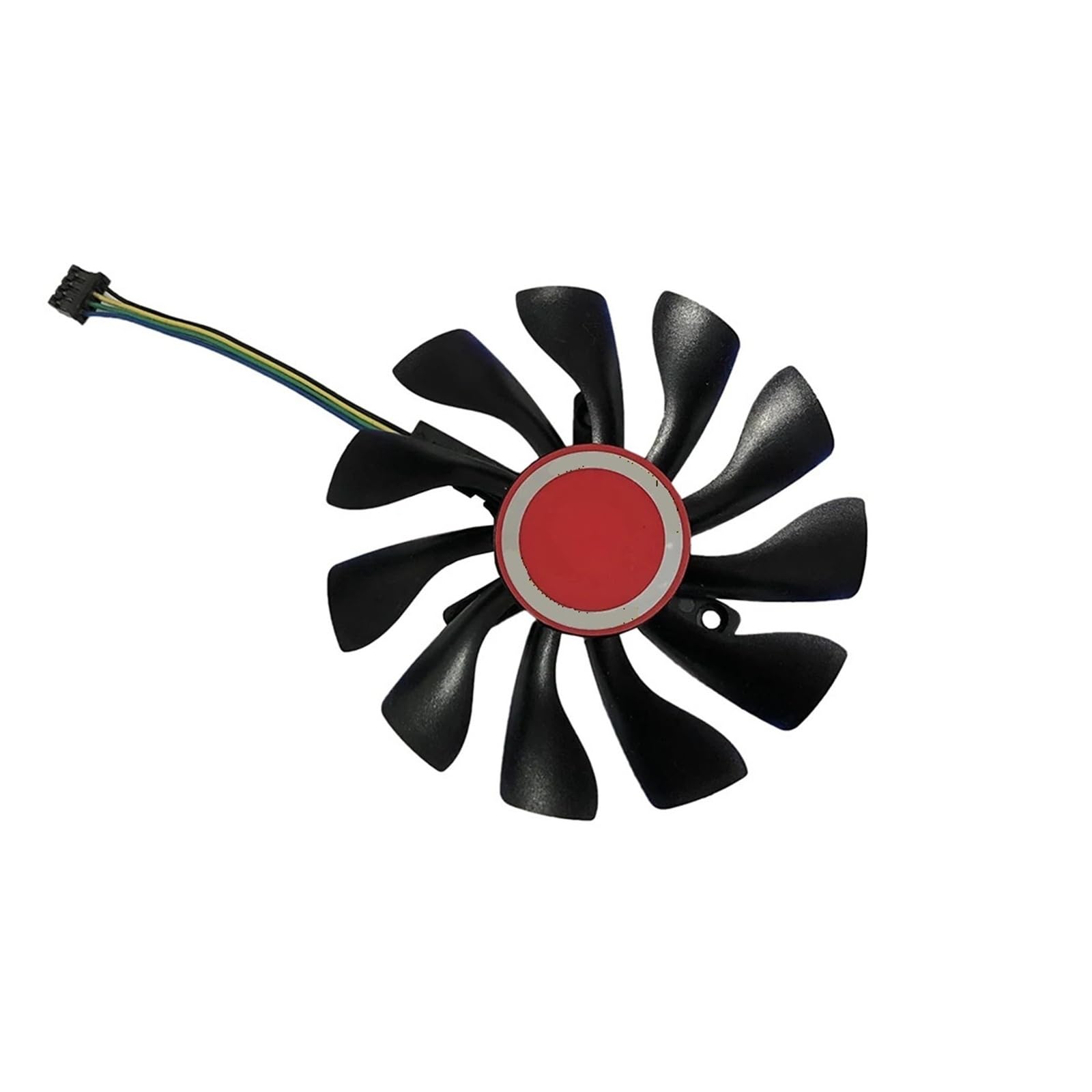 Ventilador GPU para reparar fallos de temperatura en XFX RX 560 RX 550 y RX 460 con 4 pines