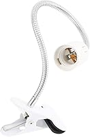 Vista 3 de RTNLIT Soporte de lámpara de escritorio con clip E26/E27, accesorio de lámpara de abrazadera con interruptor de encendido/apagado, enchufe