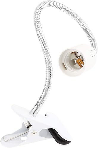 Miniatura 3 de RTNLIT Soporte de lámpara de escritorio con clip E26E27, accesorio de lámpara de abrazadera con interruptor de encendidoapagado, enchufe de bombilla