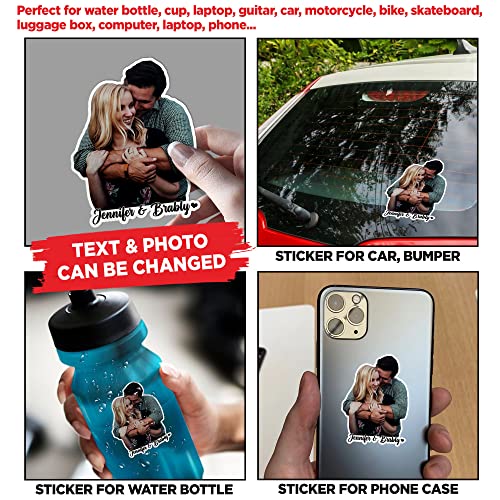 Mordesticker MORDESTICKER2023 Custom Photo Sticker, Personalized Stickers With Image Picture Customized Your Own Photo Die Cut Waterproof Vinyl Sticker For Laptop Water Bottle Phone Case Merchandise Decor Decal Gift Idea Pet thumb #2