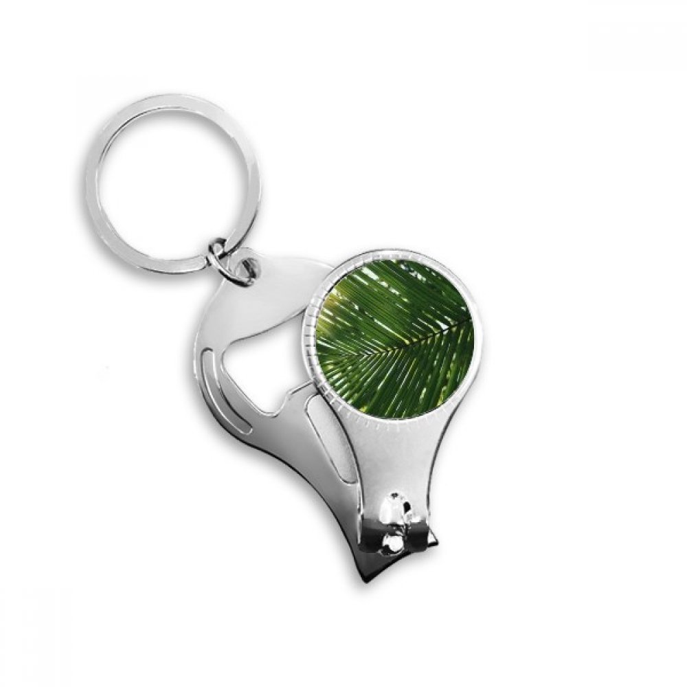 Porte-clé décapsuleur Sunshine avec motif feuille pour vos apéritifs en terrasse