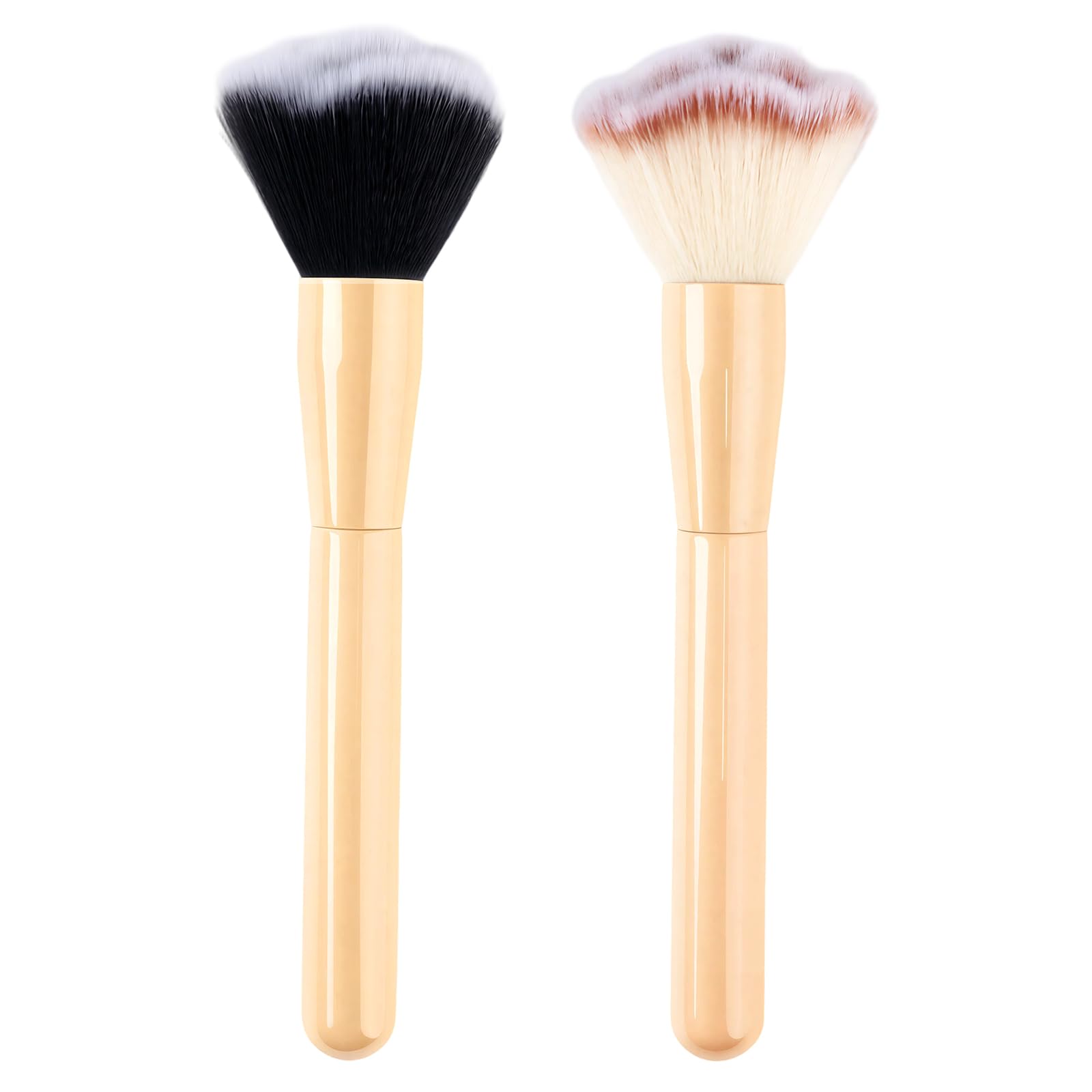 ANGNYA 2PCS Nail Dust Brushes for Clean Up Nails, Fluffy Nail Brush Duster