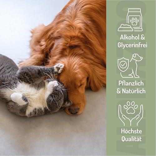 alphazoo Seelenruhe Anti-Stress Bachblüten für Hunde & Katzen 15g I Globuli Beruhigungstabletten gegen Hektik & Stress I Natürliches Beruhigungsmittel