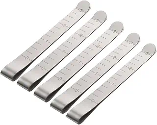 Set of 5 Ruled Hemming Clips 3 Inch Sewing Clips Quilting Marking Accessories