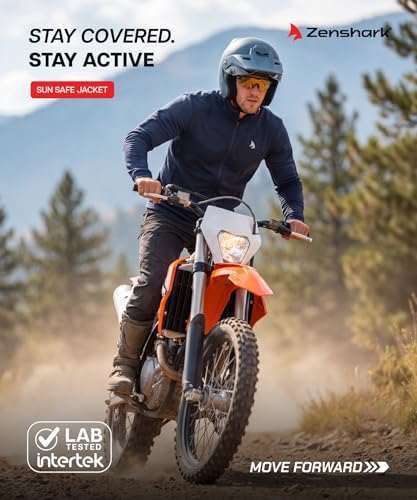 Image of ZENSHARK UPF 50+ Sunscreen Jacket for Men & Women | UV Protection Anti-Tan Jacket, Full Sleeve Quick-Dry Breathable | Lightweight Running, Cycling, Cricket, Trekking | S-3XL