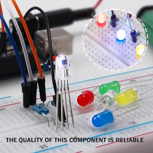 Image of Beginners Super Starter Kit for Uno R3 /R4, Includes 271 Electronic Components, Compatible with Arduino IDE, LCD1602, Breadboad, DC Motor, with Tutorial and Cod