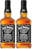 Jack Daniel's Bourbon Old No.7 Tennessee Whisky 40%, Vol 70 cl- Whisky Américain - Filtré sur charbon de bois d'érable -Notes de Vanille, Caramel & Chêne - Idéal Pur, sur Glace ou En Cocktail.