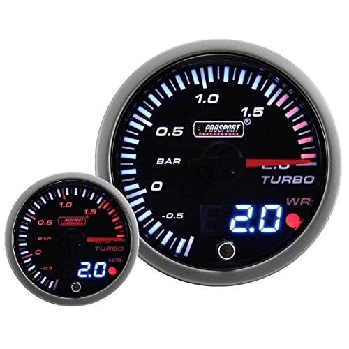 Amazon.co.jp: デジタル アナログ同時表示 ブースト計 60パイ PROSPORT