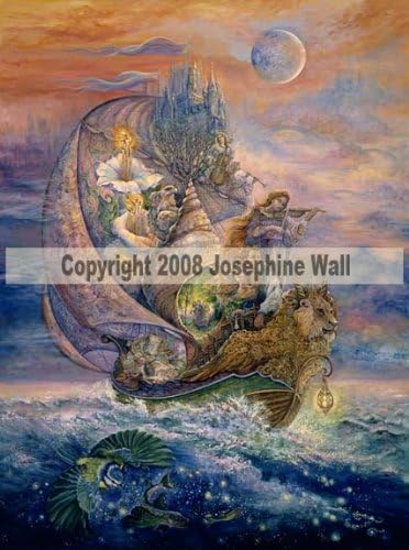 Ceramic Sensations Add an Accent Tile - Voyage to MURRLIS SEA - Josephine Wall - Fantasy Fairy Art Ceramic Tile