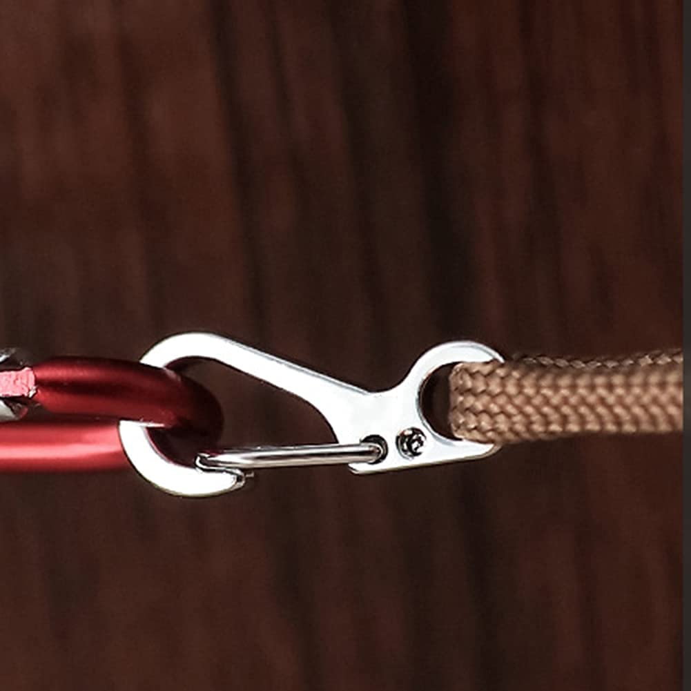 Colorsheng 5 Pcs Portable Carabiner Water Bottle Drink Buckle Hook Holder Clip Key Chain Ring For Camping Hiking Traveling, Random Color