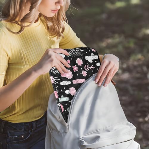 Funda para portátil 13-14 pulgadas impermeable cactus negro miniatura 6