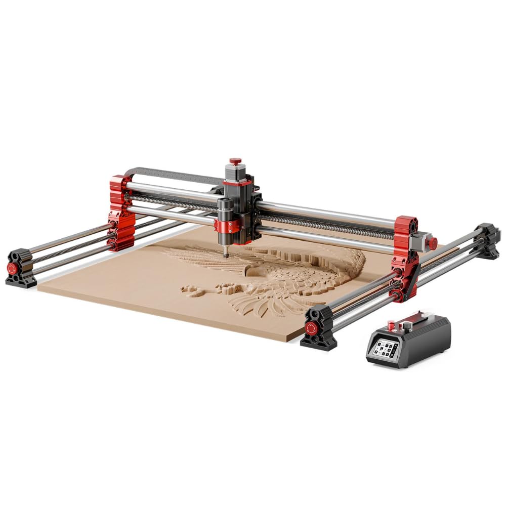 3IDEA TwoTrees TTC-H40 Advanced CNC Router Machine with 500W Spindle, 1000x1000mm Work Area, CNC & Laser Engraving, GRBL Control, Multi-Material Cutting (Wood, Acrylic, Aluminum)-image-28