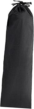 Storage Bag Nylon Drawstring Bags for Other Equipment Tripods Trekking Poles 15x60cm,Black