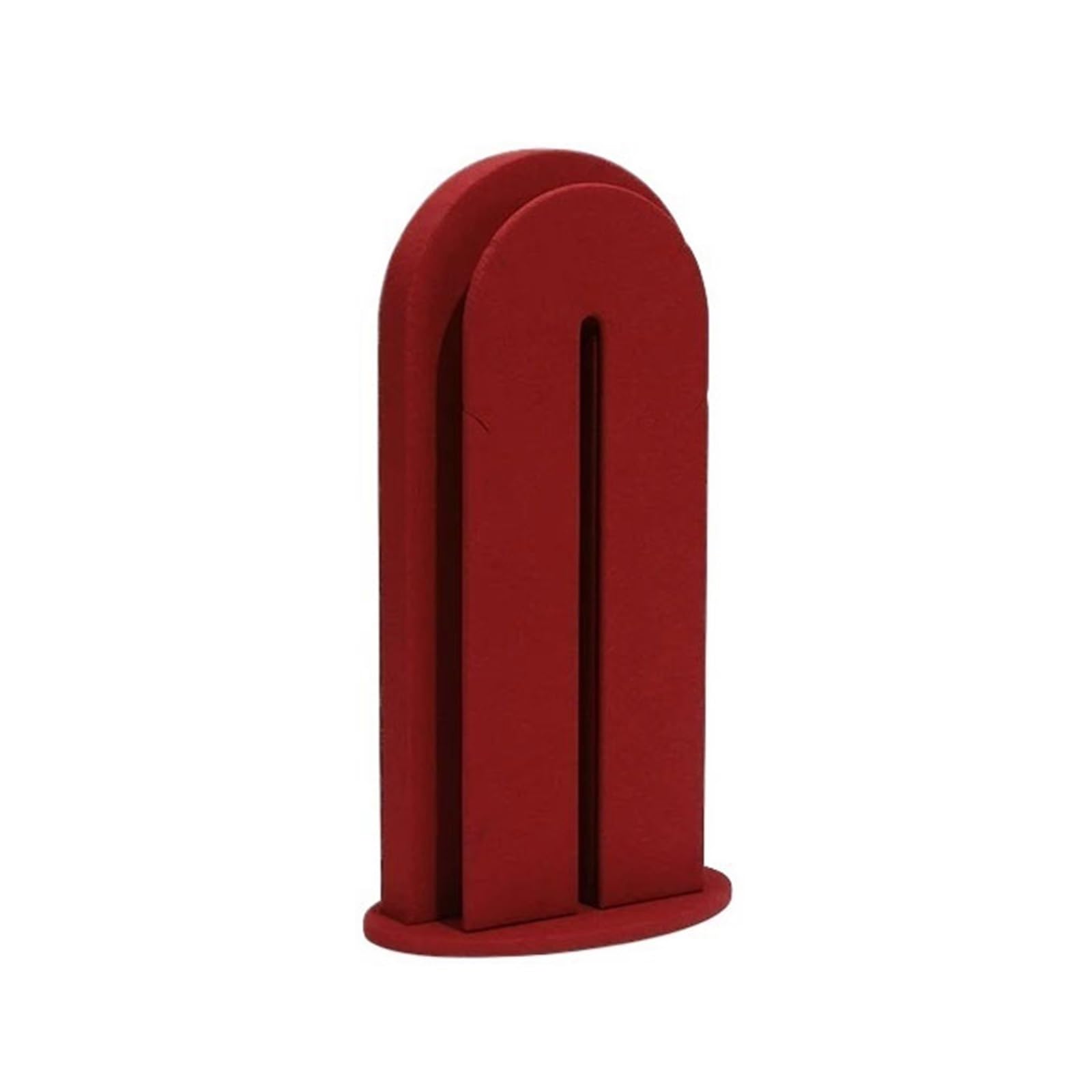 WANGHAI-666 Jewelry Rack Microfiber Arched Shaped Necklace Holder for Retail Home Jewelry Display