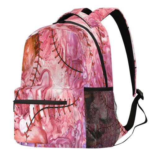 Sac à dos de baseball marbre ergonomique anti-fatigue dos