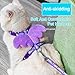 Wing Decoration Pet Harness Rabbit Chest Strap 1 Set Leash Angel Wings Decor Rabbits Adjustable Comfortable Small Purple M
