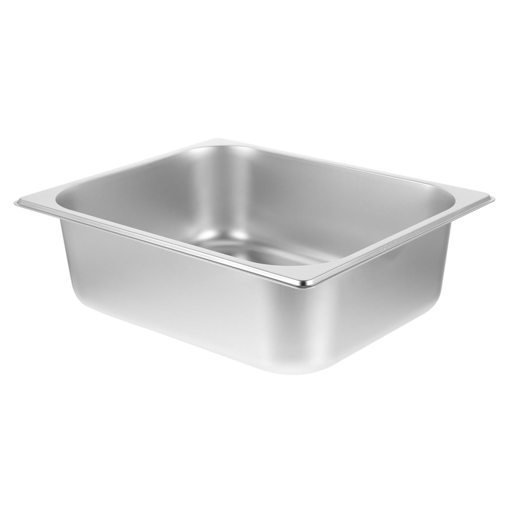COLLBATH Food Pan Lids Stainless Steel Serving Tray for Buffet Family Restaurant and Bbq