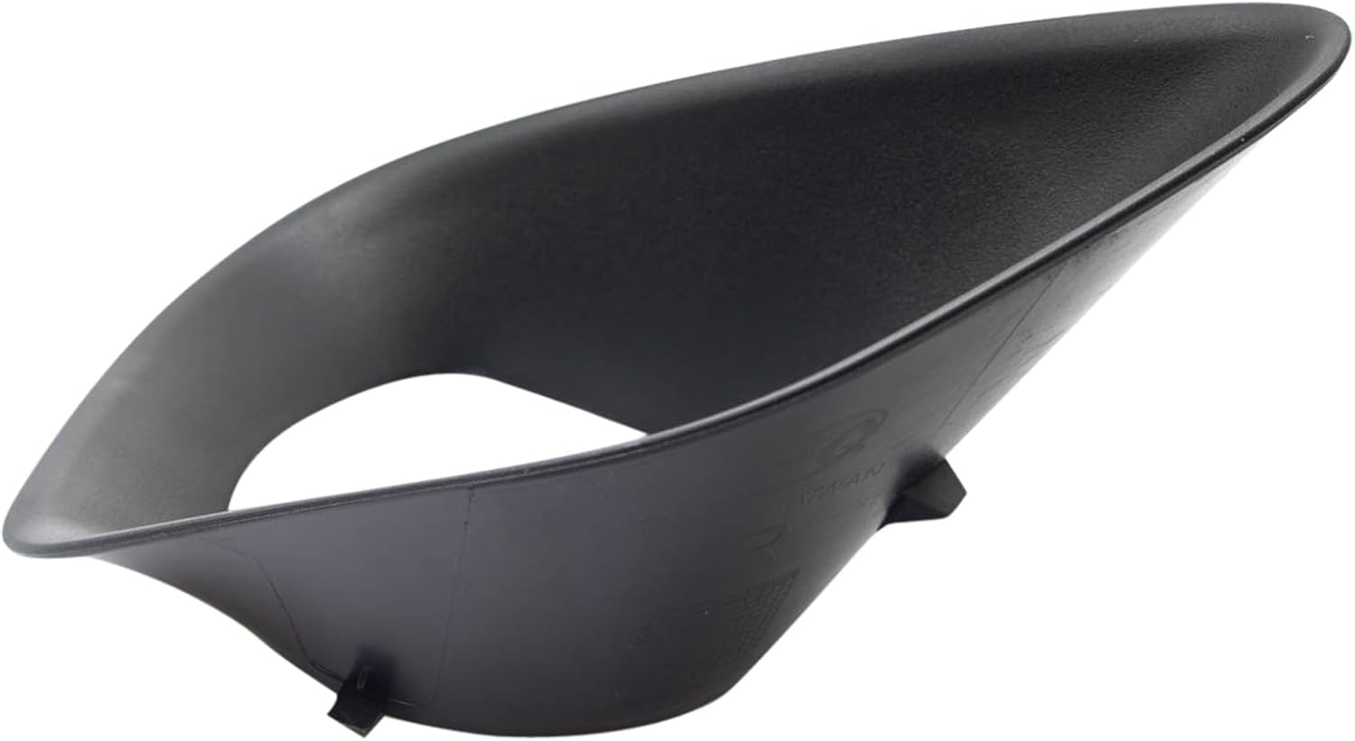 TRQ Front Right Fog Light Bezel Black Passenger Side Compatible with 2011-2013 Jeep Grand Cherokee CH1039120