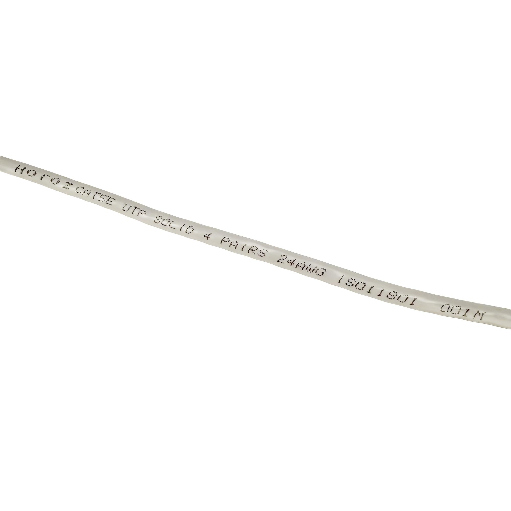 Kabel Ethernet - 10m - Kabel Sieciowy CAT 5e - Skrętka UTP CAT5e Nieekranowany / 24 AWG - Przewód 1 Gb/s 100 MHz do Internetu Routera Modemu Komputera - Horoz Electric