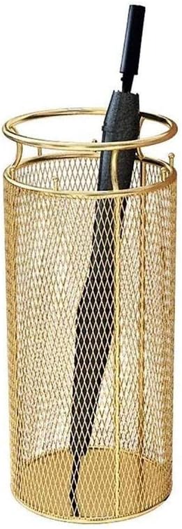 Rustic Metal Umbrella Stand, Umbrella Holder for Home Indoor Outdoor, Umbrella Rack and Cane Stand Handwoven Iron Umbrella Bucket