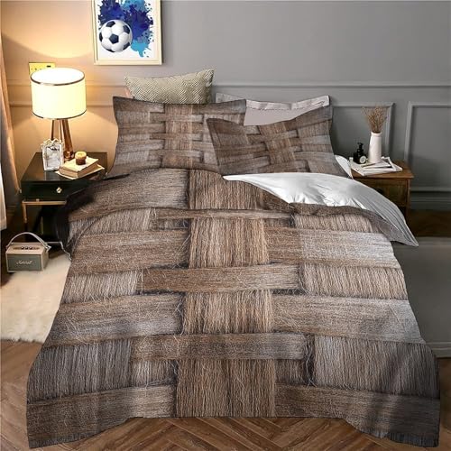 Parure de lit carte du monde pour chambre de couple, housse 200x200cm design abstrait - 6