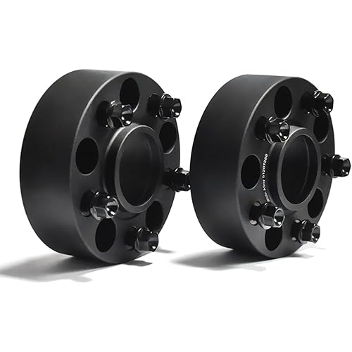 JTP Compatible with Mercedes W460,W461,W463,W464,G55,G65,G63,G500,G550,G300,G Class G Wagon,AMG 4pcs 50mm Hot Forging Safe Hub Centric Black Wheel Spacers 5x130,CB:84.1,+ Black Bolts (50mm)