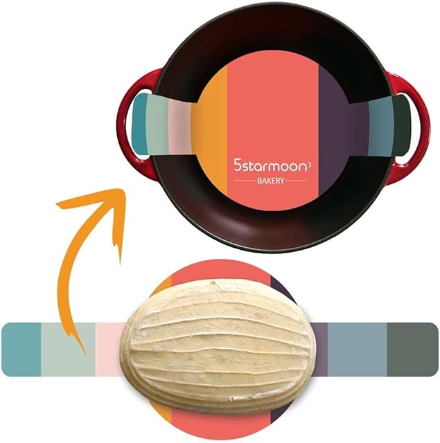 1 Bread Sling - Silicone Bread Mat for Dutch Oven -Silicone Dutch Oven Liner - Silicone Long Handled Sling for Dutch Oven -Bread Sling Replace Parchment Paper in Dutch Oven 4-8 Qrt (8 Color)