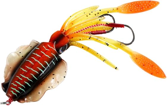 Amazon Clispeed ソフトフィッシングルアーバス暗闇で光るルアートップウォータースイムベイト淡水海水ミノーフィッシングルアートラウトパーチ釣りランダム Clispeed ルアー