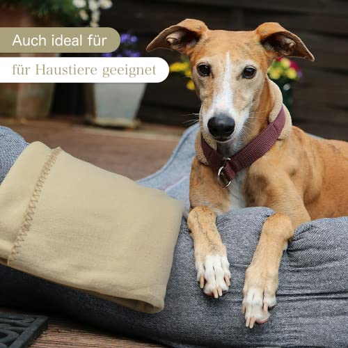Fleecedecke KiGATEX Polar, Oeko-TEX zertifiziert und pflegeleicht