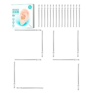 Adhesive Cleaning Stick Personal Care Swab Double Ended Tool Gentle Stick Resin Earwax Removal Pick for Personal Care