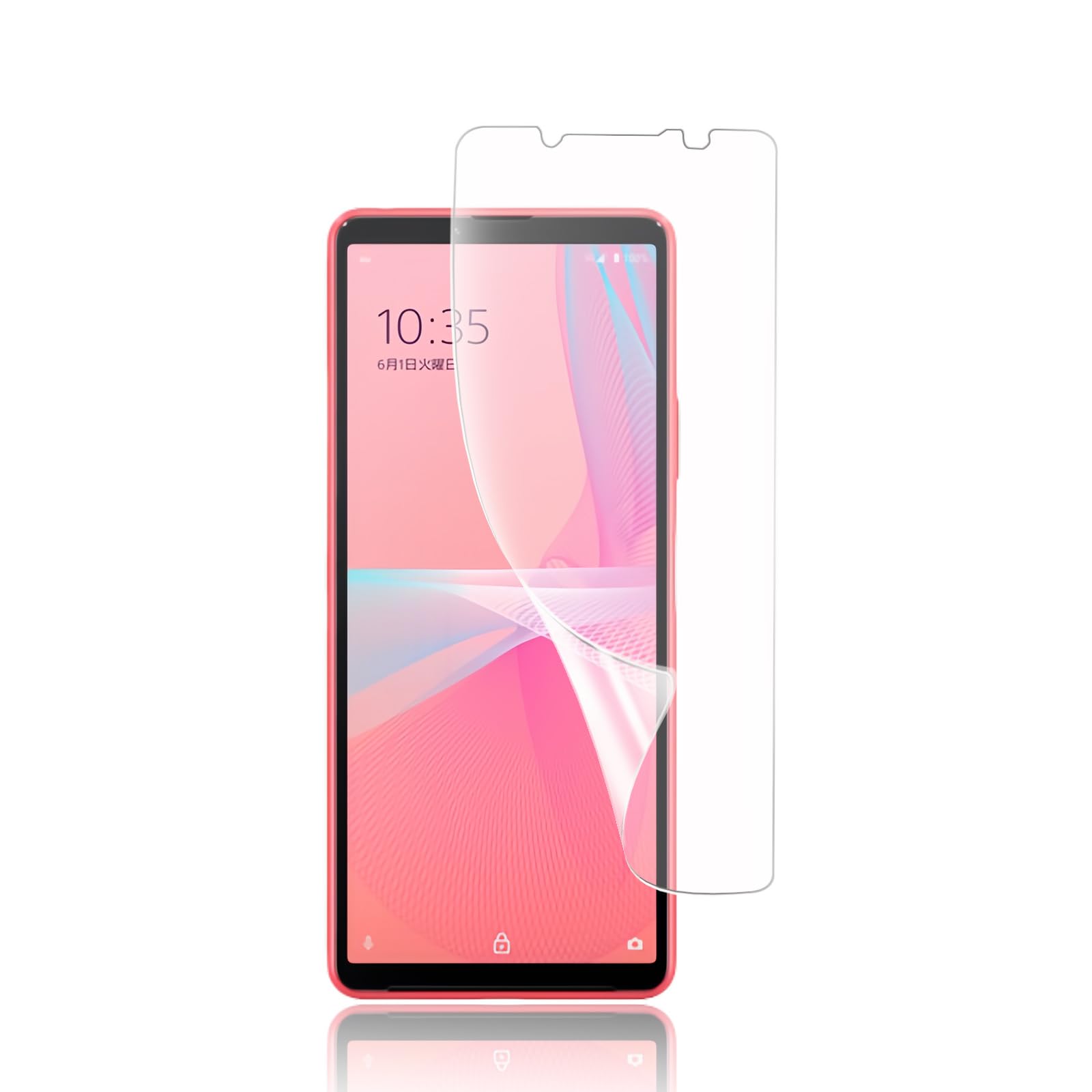 対応 Xperia 10 VI フィルム アンチグレア エクスペリア10 VI 保護フィルム TPU素材フィルム 軟 アンチグレア 指紋防止/秒で貼り付け/浮かない/気泡ない/全面保護/指紋認証対応 SO-52E SOG14 フィルム 軟