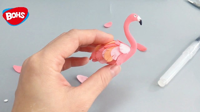 BOHS Argile Mousse Rot De Modélisation Moelleuse Autodurcissante 500g - Idéal Slime Cosplay