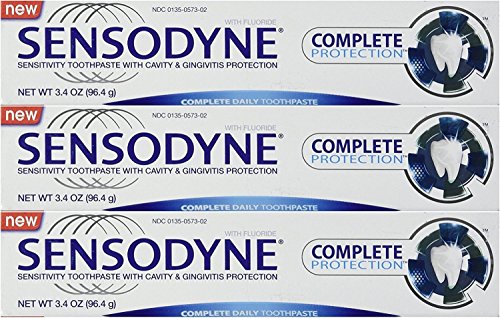Sensodyne Complete Protection Toothpaste, 3.4 Ounce (Pack of 3)