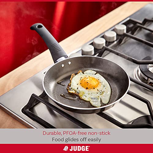 Judge Everyday 20cm Frying Pan, Stay Cool Handle, Aluminium, Dishwasher Safe, Not Suitable for Induction Hobs, Compatible with All Other Hobs - Image 5