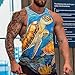 Sea Turtles Men's Workout Tank Top Quick Dry Gym Muscle Tee Bodybuilding Sleeveless T Shirt 3XL