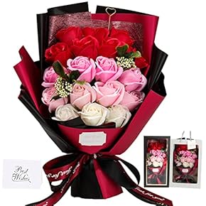 ソープフラワー薔薇 お誕生日 ・記念日 プレゼント 花束 は　母の日 ソープフラワー花束母の日プレゼント，誕生日プレゼント ソープ
