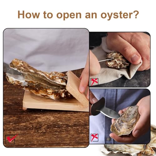 JOYOLA Oyster Shucking Clamp - Ergonomic Oyster Opener Tool for Home, Restaurant, and Outdoor Events - Image 4