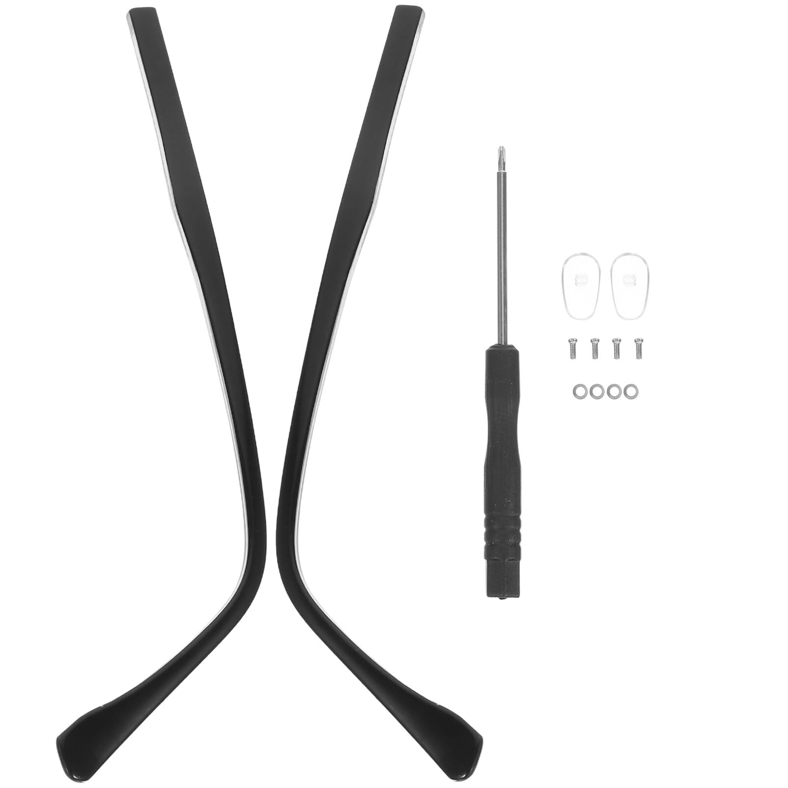 Tofficu 1 Juego Accesorios para gafas kit brazo de sien de reemplazo sujetagafas patillas para gafas anteojos vasos de cristal templo de gafas de reemplazo patillas de gafas universales