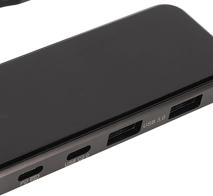 Docking Station USB C 8 en 1 ASHATA con 3 USB 3.0 y PD miniatura 8