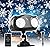 Christmas Snowflake Projector Lights, Indoor Outdoor Holiday Projector Light with Remote Control, IP65 Waterproof Double Head Landscape Decorative for Xmas Party New Year Wedding Garden Patio Decor
