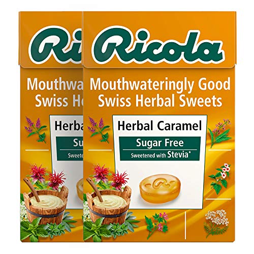 Image of Ricola Herbal Caramel Sugar Free, 2 X 45 G, 90 grams