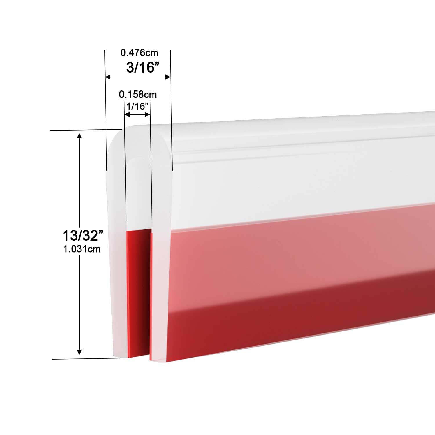 Sikaiqi 1/16" Clear-3m Weather Stripping