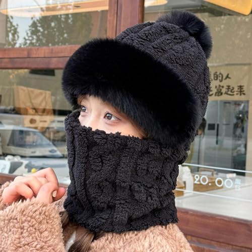 Bonnet d'hiver coupe-vent électrique en coton avec chapeau cache-cou - 7