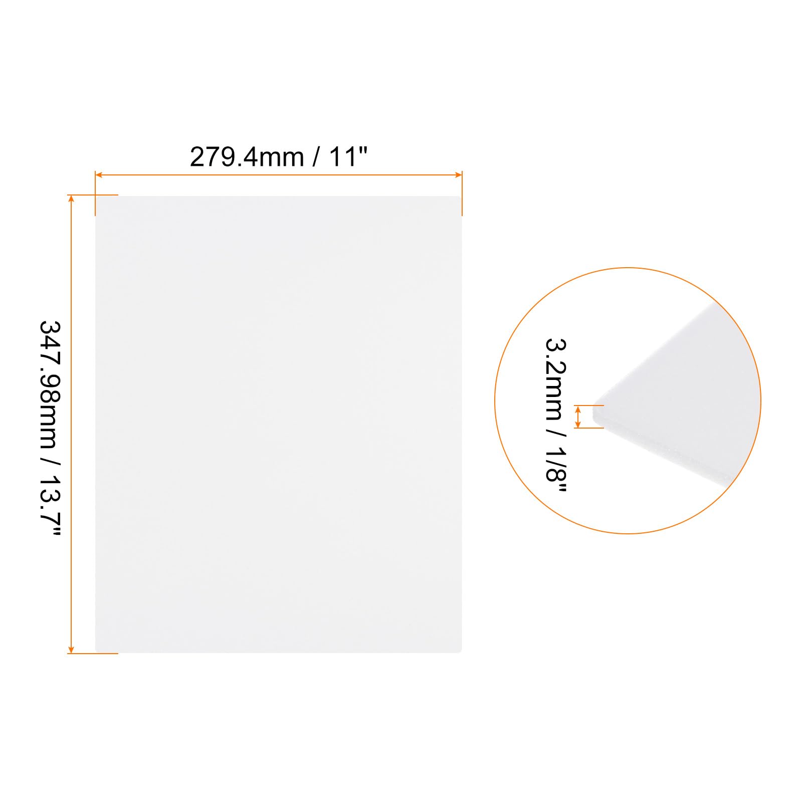 PCS Tablero De Espuma Blanca X Tableros De Espuma De Mm De Tablero De Para [Para Proyectos De Creación De Carteles] 50 279 348 Mm, 3.2 Grosor, Carteles, Presentación.