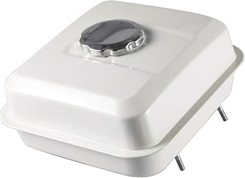 Miniatura 4 de HGC Depósito de combustible para Honda GX160 5.5HP GX200 6.5HP GX140 motor blanco con filtro de tapa de gas Petcock reemplaza 17510-ZE1-020ZA