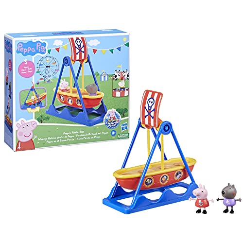 Peppa Pig, Figuras Peppa Pig e Danny Cão Navio Pirata