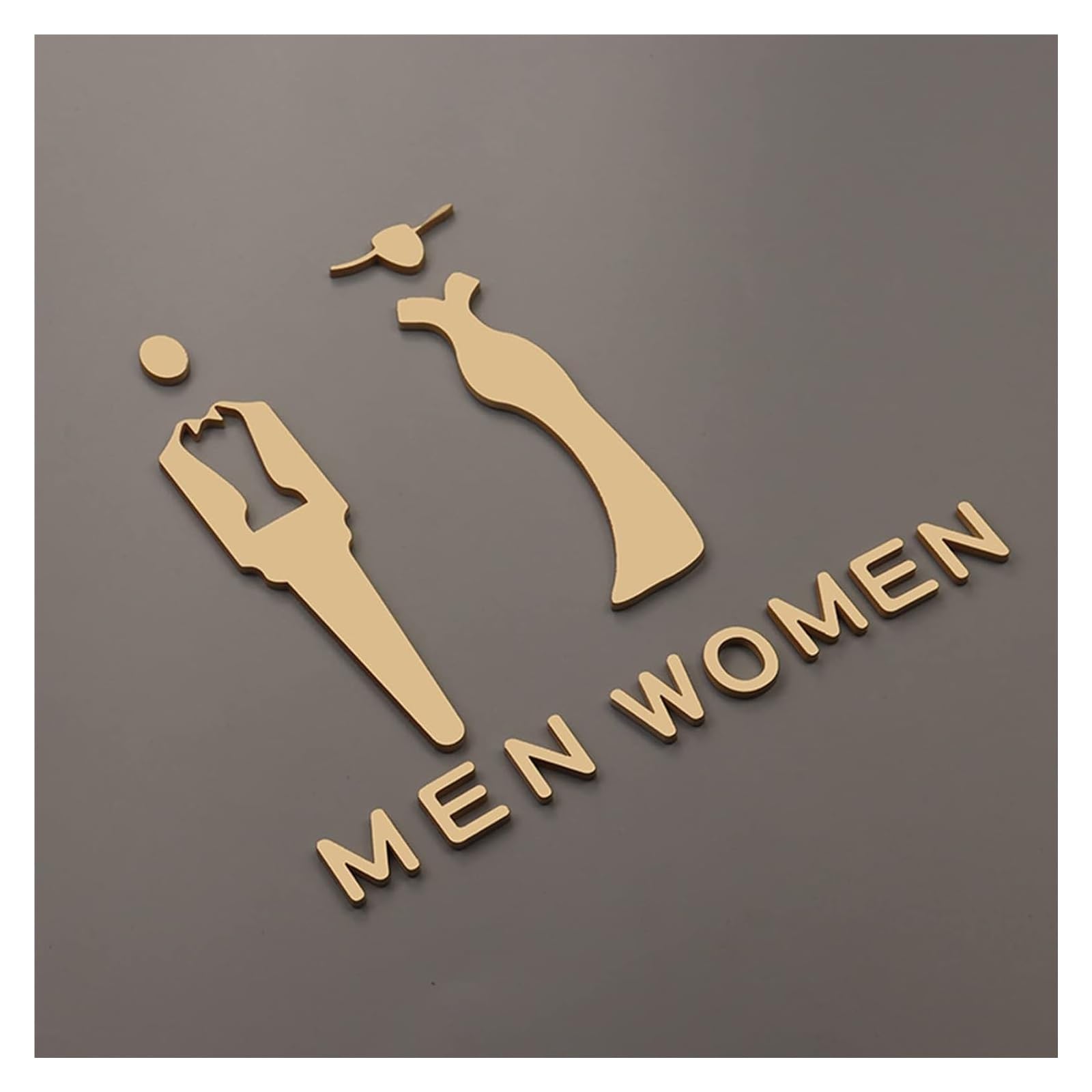 Letreros Divertidos para Puerta de baño, letreros para baño, letreros para baño para Mujeres y Hombres, letreros/Carteles Unisex para Puerta de baño, Letrero(