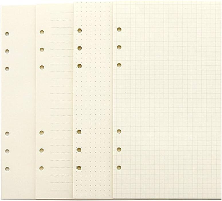 A6 Planner Refill Paper,3.58x6.77",100gsm Paper, 80